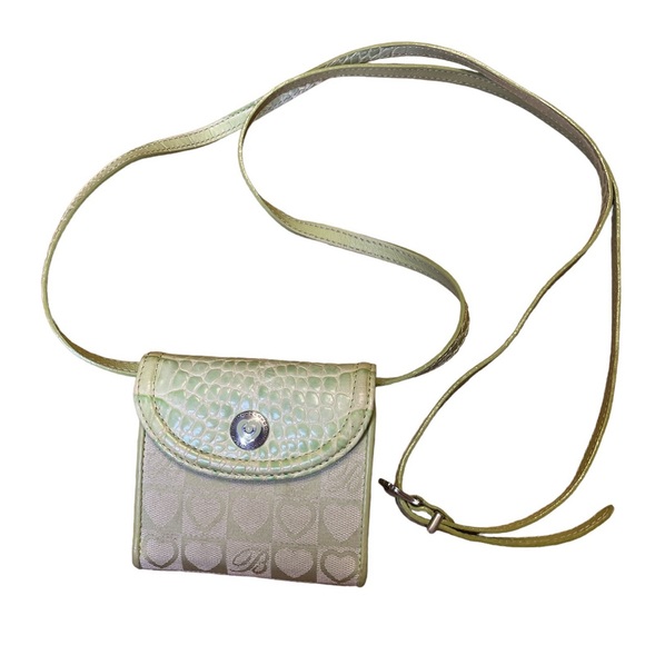 Brighton | Lime Green Crossbody Wallet - Picture 1 of 6